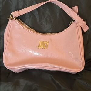 Juicy Couture Glossy Pink Shoulder Bag